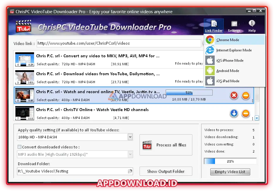 ChrisPC VideoTube Downloader