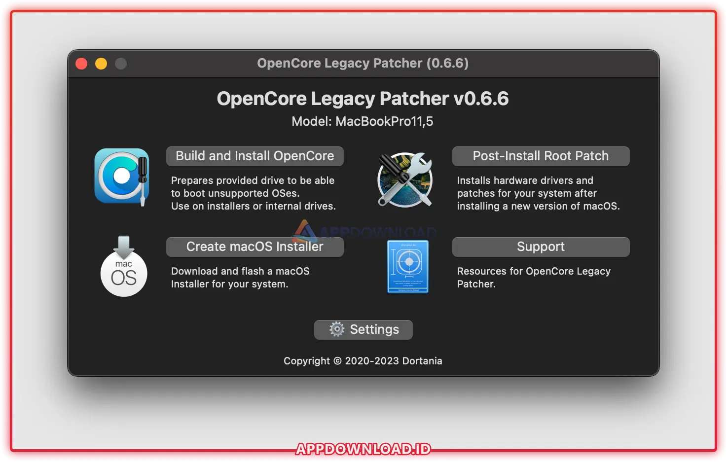 OpenCore Legacy Patcher MacOS